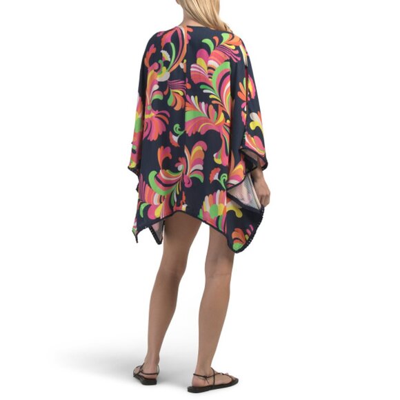 TRINA TURK multi Poolside Swirl Cover-up Tunic - Picture 2 of 2
